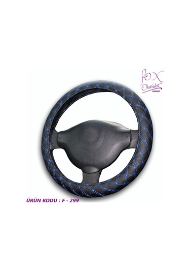 Geçmeli Direksiyon Kılıfı Özel Renkli Baklava Nakışlı Lux Model