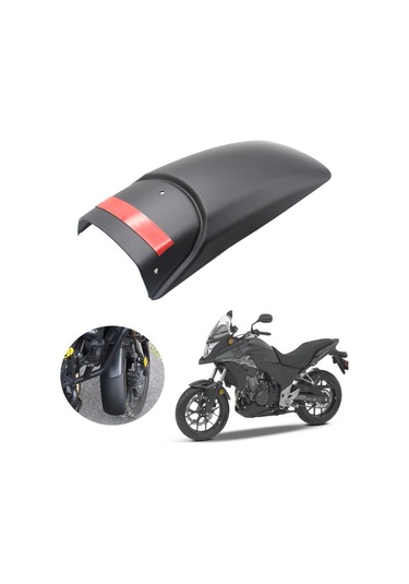 Nayomiglow Motosiklet Ön Çamurluk Uzatma Çamurluk Çamurluk Uzatıcı Honda Cb500x Cb 500x 2022 2023 Siyah