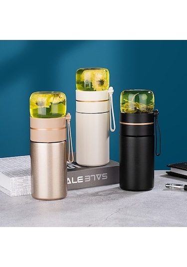 Ganzhoushop Termos Sones Paslanmaz Çelik Çay Bardağı 739 316 Ae - Dayanıklı Ve Şık Çay Bardağı Beyaz