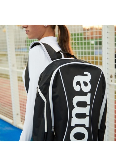 Joma Ayakkabı Bölmeli Sırt Çantası Siyah - Beyaz Siyah - Beyaz