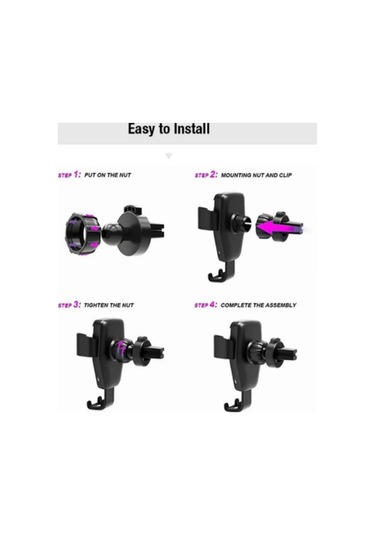 Yulong Ximistore9 "10w Kablosuz Hızlı Araç Şarj Cihazı - Siyah