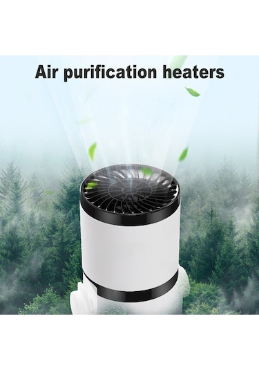 Trendooze Kış Katlanabilir Isıtıcı Isıtıcı Isıtıcı Elektrikli Dönebilen Çözücü Buz Araba Araba 360 24v/200w Pd