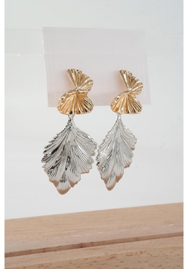 Kadın Vip Seri Özel Tasarım Küpe Seti 01928 Sarı