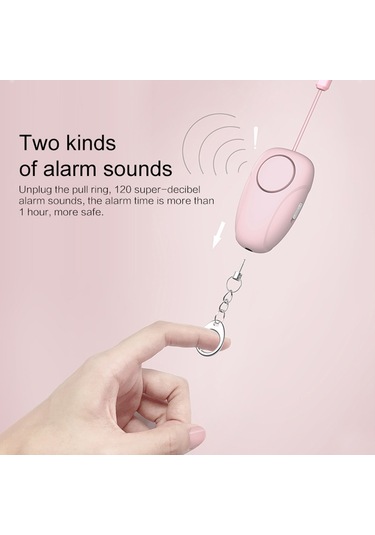 Sones 8610 120db Çift Alarm Sesi Kişisel Alarm Kadın Kendini Savunma Sireni