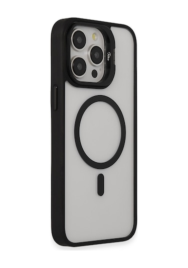 Joko iPhone 14 Pro Kılıf Roblox Lens Magsafe Standlı Kapak Glblseme - 1 - Siyah
