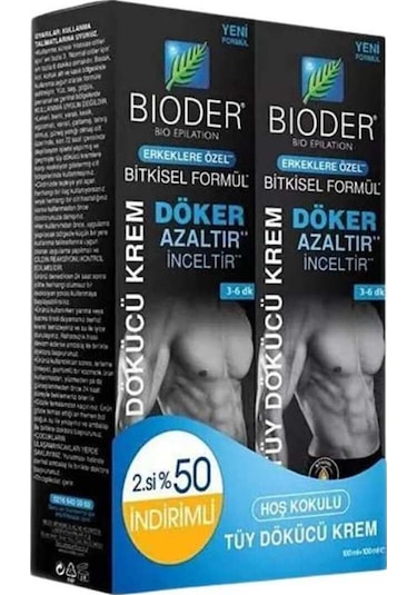 Bioder Tüy Dökücü Krem 100ml - Men