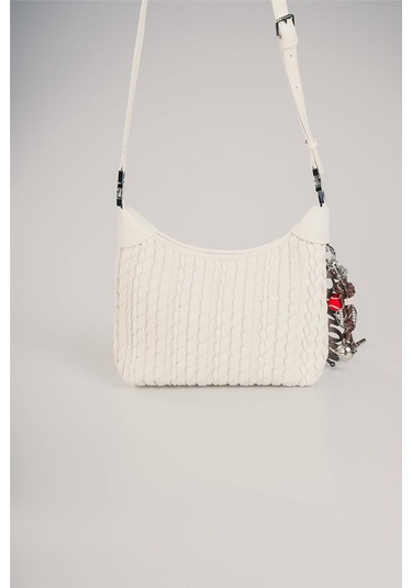 Ççs Kadın 17802 Omuz Çantası Beyaz