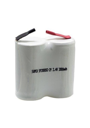 Supex 2.4Volt 2000Mah 2Li Yanyana Şarzlı Süpürge Pili