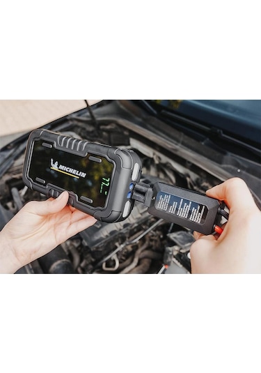 Michelin Mjs80 12volt 1000amp Lityum Polimer Akü Takviye + Powerbank + Led Lamba Fr Mjs80