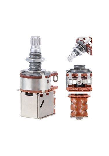 Hfambition Gitar Ve Bas Geliştirici Potansiyometre A500k - 18mm Mil Uzunluğu, Ses Ve Ton Regülatörü, Dayanıklı Metal Yapı