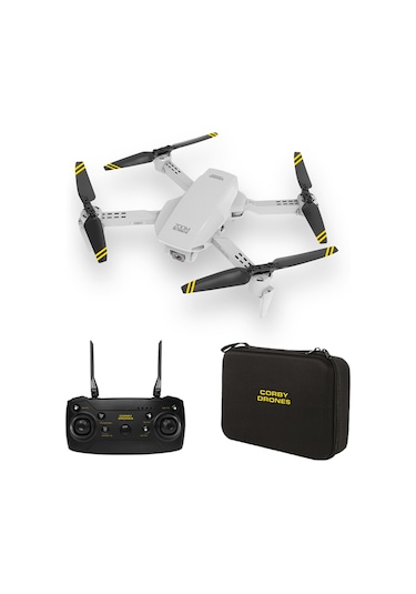 Corby CX017 Wifi Çift Kameralı Katlanabilir 1080P Drone + 2 Bataryalı Set