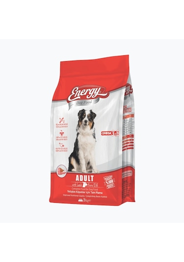 Energy Kuzu Etli Yetişkin Köpek Maması - 3 Kg