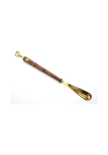 Büro Ev Ofis Hediyesi İçin Pirinç Yapım Çapalı Dümenli Kerata Ayakkabı Çekecek