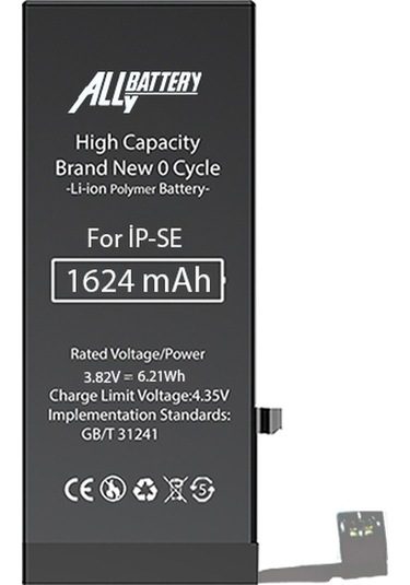 Ally Apn-616-00106 Apple Uyumlu iPhone 5 Se 1624 Mah Pil Batarya