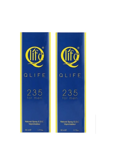 Q Life No:235 Erkek Parfüm EDC 2 x 50 ML