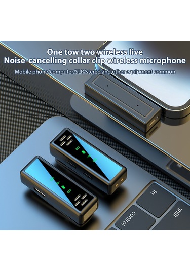 Skycıty Kablosuz Kollar Mikrofonu, Gürültü Azaltma