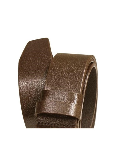 2 Adet Manda Hakiki Deri Erkek Kot Kemer / Taba- Siyah