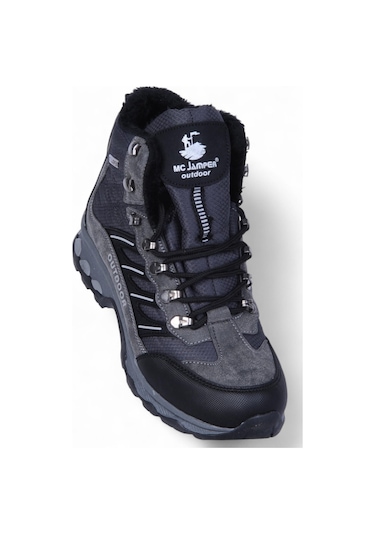 Mc Jamper 2126 Syh-füme Erkek Kürklü Kışlık Bot Siyah