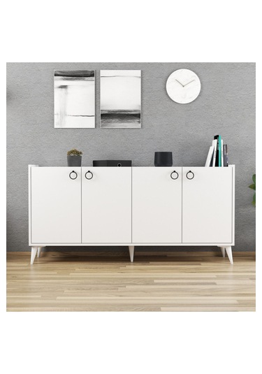 Ferniso Mobilya 165 Cm Konsol Beyaz