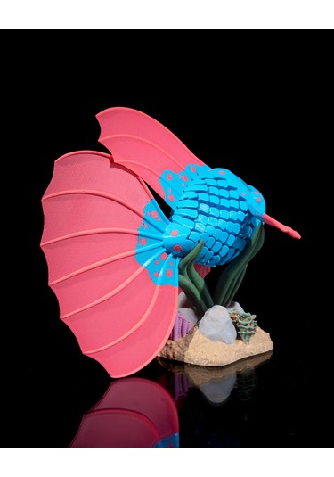 Hareketli Beta Balığı 18x17cm