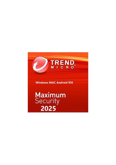 Trend Micro Maximum Security 2025 - 3 Cihaz 1 Yıl Abonelik Kodu