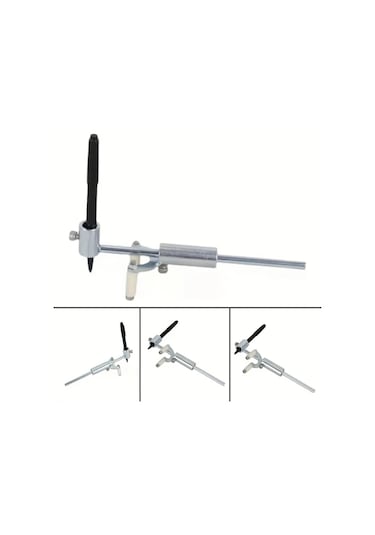 Hightower Y-ty104 Tekerlek Kaş Çizici - Paralel Çizim, Kaporta Düzeltme Ve Lastik Hizalama, Gümüş