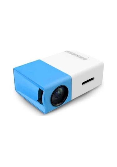 Fortunelane 1080p Ev Sineması Led Projeksiyon Cihazı - Taşınabilir Hdmı/usb, Mavi Renk, 60 İnç Ekran Kompakt