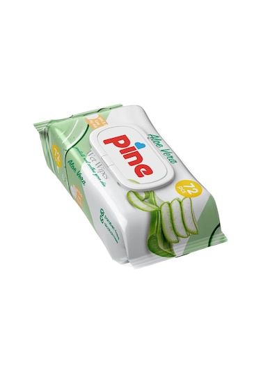Pine Aloe Vera Özlü 24 Paket 72'Li Islak Mendil