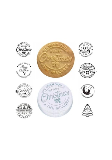 Sointeresting Mutlu Noel Kurabiye Kalıbı Noel Kurabiye Kurabiye Pişirme Noel Kalıbı Mutfak Alet Mühür Gösterildiği Gibi