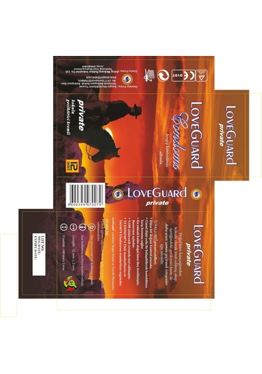 Love Guard Private Kokulu Kremli Prezervatif 12'li
