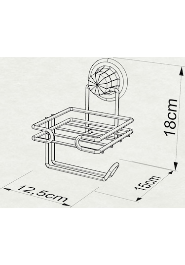 Teknotel DM275 Vakumlu Yedekli Tuvalet Kağıtlık Mat Siyah