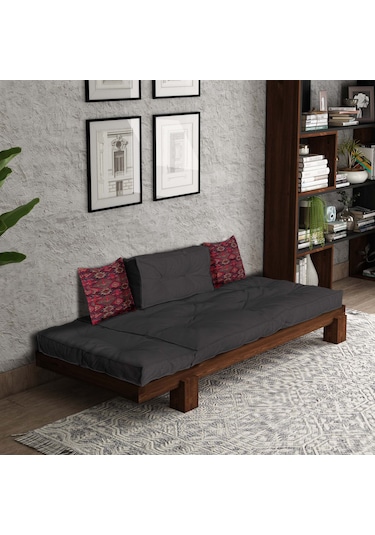 Woodesk Arin Masif Ceviz-antrasit Renk Sedir Cpt8379-200