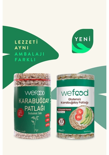 Wefood Karabuğday Patlağı 100 Gr 5'li