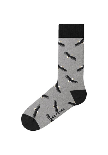 John Frank Cool Socks Uzun Çorap Multıcolor (488750727)-Std Füme