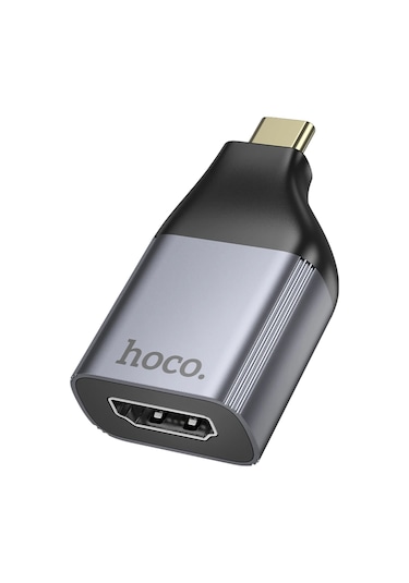 Hoco. Ua33 Tak Çalıştır Type-c To Hdmı 4k Dönüştürücü - Gri