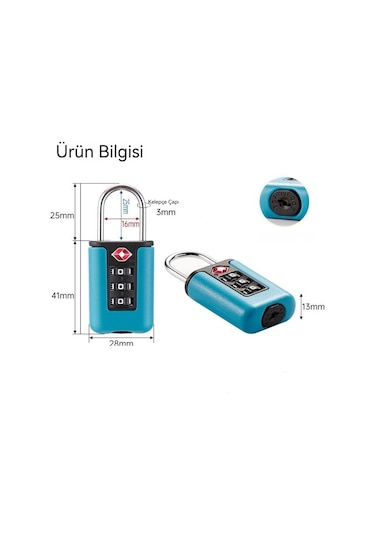 Pazly--ıki Yeni Dış Mekan Ev Seyahat Bagajı Şifreli Kilit Yeşil