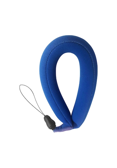 Geeroyoo Yüzme Ve Dalış İçin Yüksek Yüzdürme Kapasiteli Neopren Kamera Bilek Bandı - Mavi