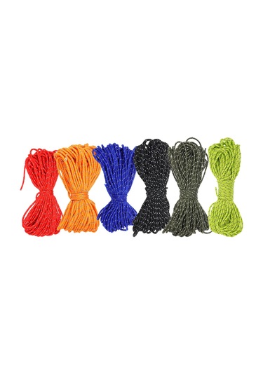 Xiyyadms 20m Yansıtıcı Kamp İpi, Parlak Ve Dayanıklı Çadır Bağı, Çeşitli Renk Seçenekleri Mavi