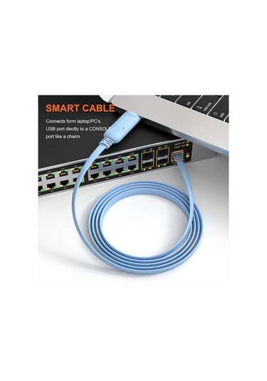 Usb Rj45 Cisco Kablo Ft232rl Chipsetli Cisco Uyumlu Usb Rj45 Kablo