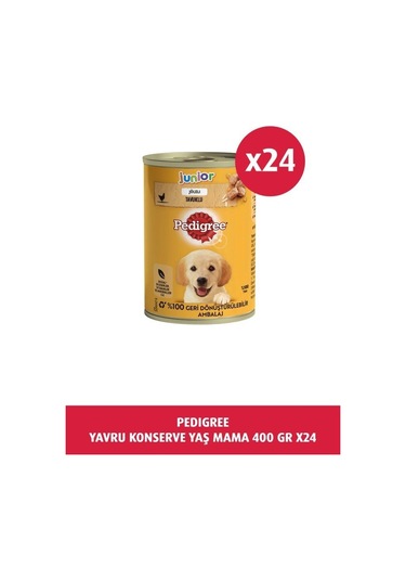 Pedigree Yavru 400 Gr 24x, Köpek Yaş Mama