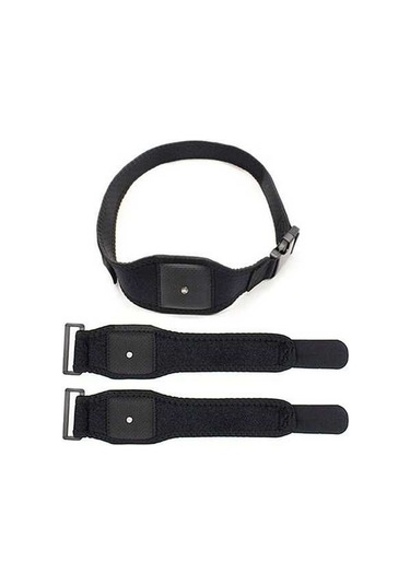 Tongxida Htc Vive Tracker Vr Oyun Askı Aksesuarları, 2 Bileklik + 1 Kemer, Merserize Kumaş, Neopren, Naylon, Meta