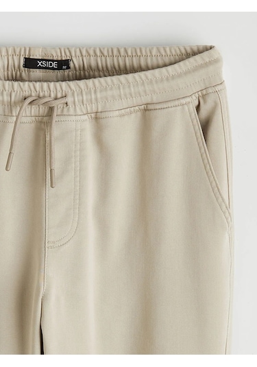 Lc Waikiki Bej Slim Fit Erkek Jogger Pantolon