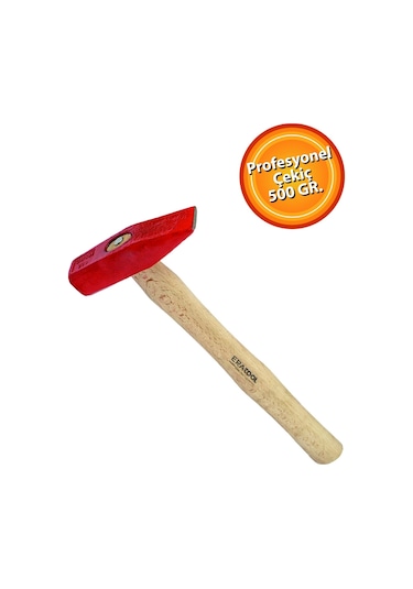 Çekiç 500gr Ağaç Saplı Prof. Era06013 Eratool