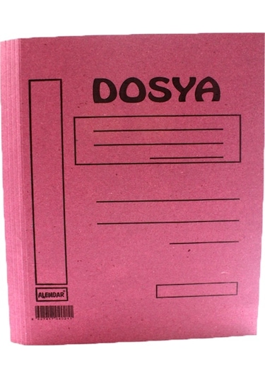Alemdar Tam Kapak Dosya Pembe (50li)