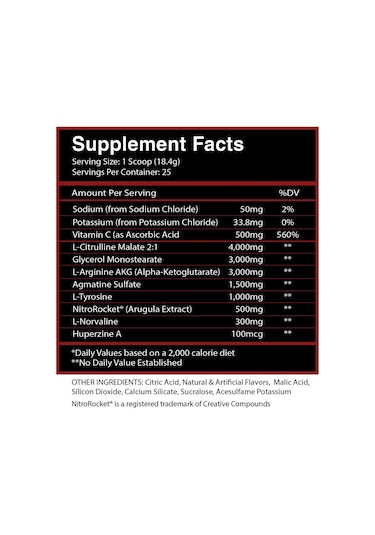 Centurion Labz Blood Rush Pump Preworkout Huperzine + Agmatine