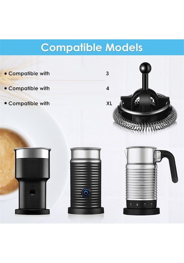 Nespresso Aeroccino 3 İçin Süt Köpürtücü Kapağı Ve Süt Köpürtücü Çırpıcıları Diğer