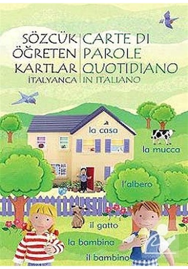 Sözcük Öğreten Kartlar - İtalyanca