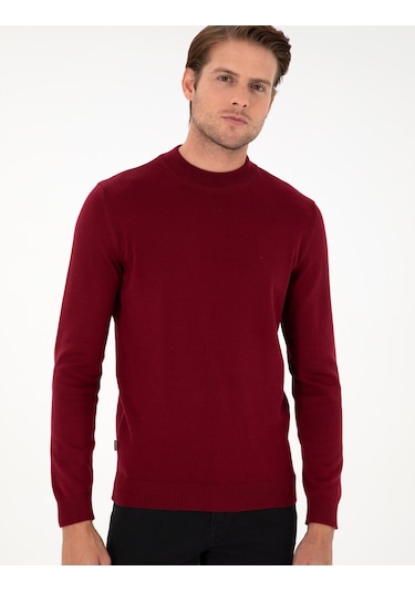 Pierre Cardin Erkek Vişne Kazak /triko 50296564-vr223 Vişne