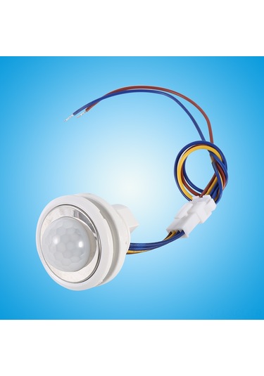 Konesam Otomatik Kızılötesi Hareket Sensörlü Led Işık Kontrolü, Gürültüsüz Aydınlatma, Kolay Kurulum, Geniş Voltajlı 1-40w