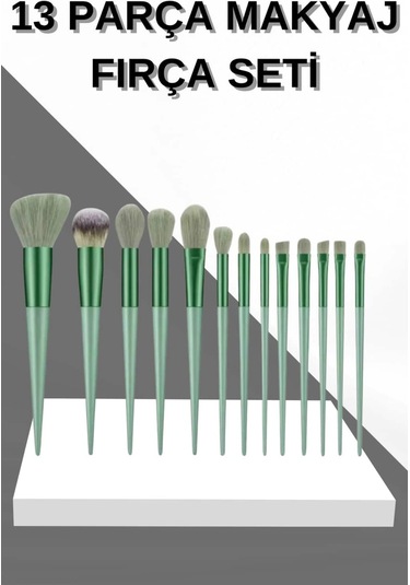 13 Parça Makyaj Fırçası - Kompakt